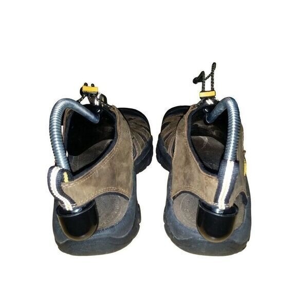 Sandali da trekking Keen Newport bisonte uomo taglia 8 pelle marrone impermeabili outdoor