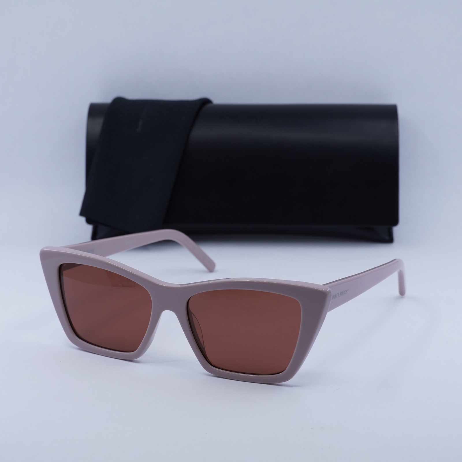 Occhiali da sole Saint Laurent SL 276 MICA 058 rosa marrone 55 16 145 nuovi autentici