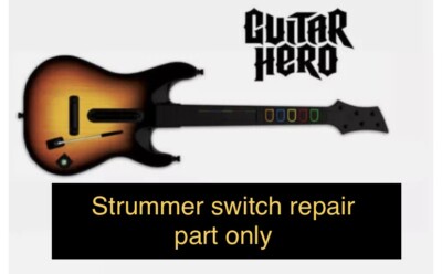 2x - NEW STRUM SWITCH FOR GUITAR HERO SUNBURST STRUMMER REPAIR XBOX 360 PS3 WII