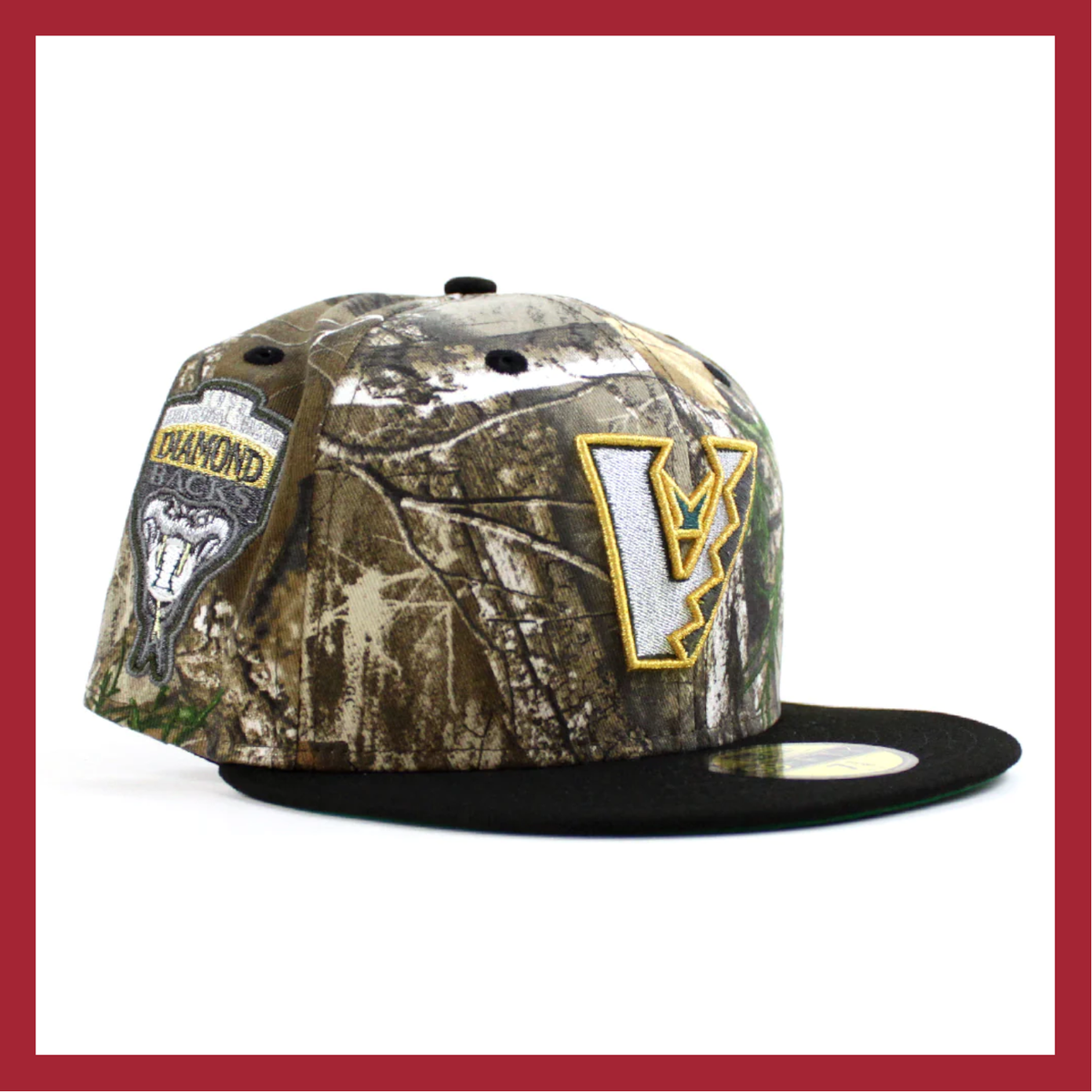 ARIZONA DIAMONDBACKS Real Tree Camo SZ 7 3/8 eCapCity New
