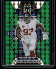 2023 Panini Mosaic #178 Dexter Lawrence Green Mosaic