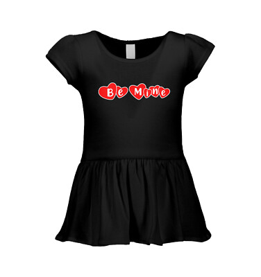 Be Mine - Hearts Candy Sweet Kiss Valentine's Day Love Infant/Toddler Dress