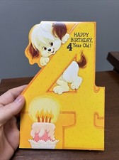 Vintage American Greetings Birthday Card Unused Made In USA No Envelope 1979