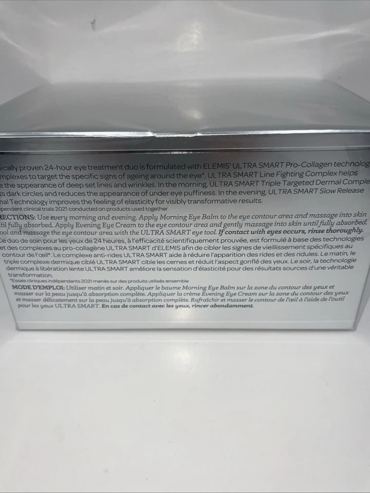 Elemis Ultra Smart Pro-Collagen Tratamiento de Ojos Duo 2 X 10ml SELLADO.Fabricación.25/05 Foto 4 de 4