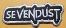Embroidered Sevendust Band Patch approx 1.5x4.25"