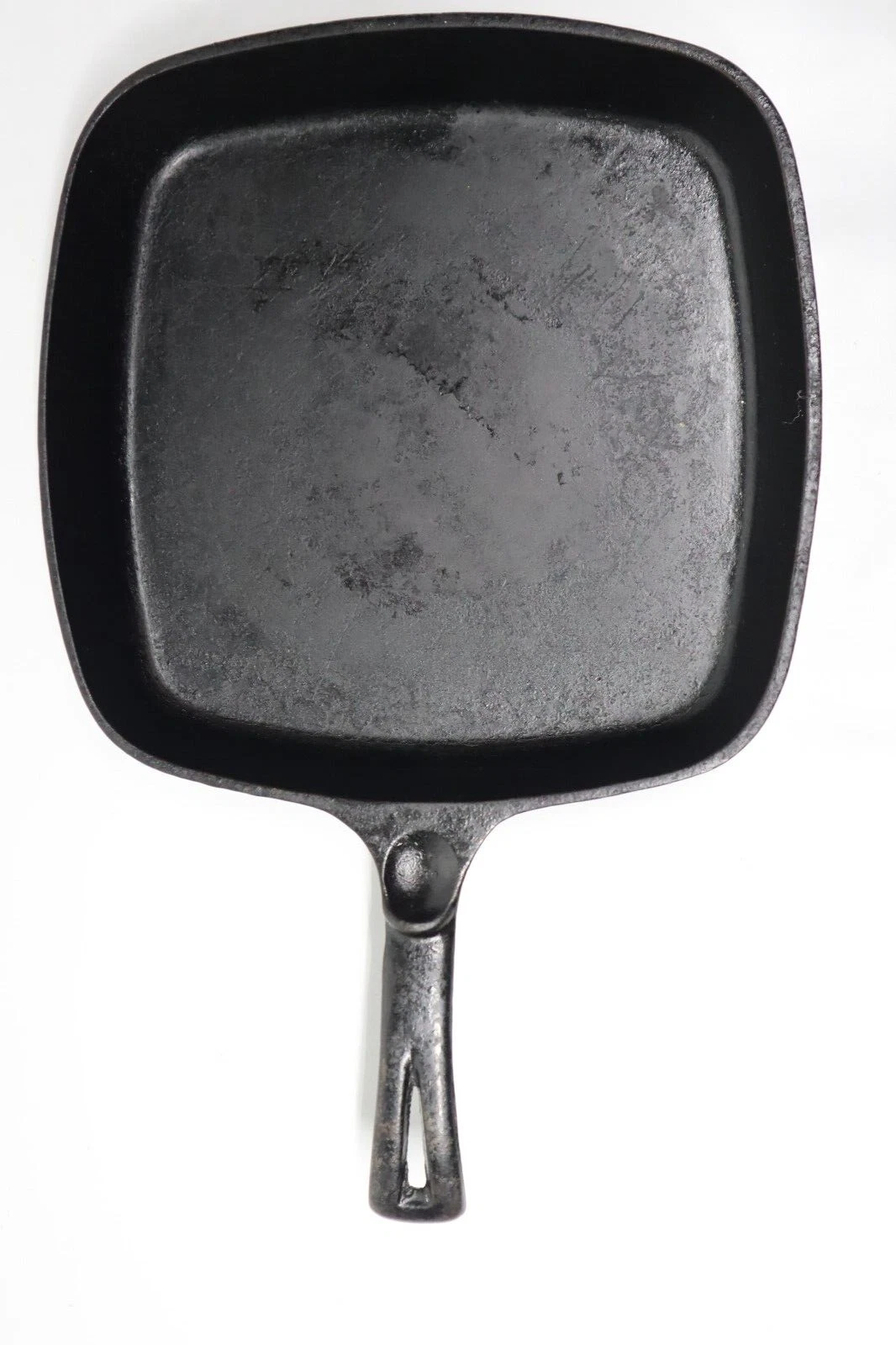Wagner Ware Square Cast Iron Skillet Pan Seasoned 1218 Flat