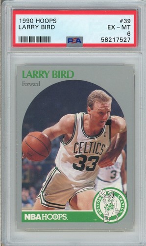 1990 Hoops #39 Larry Bird PSA 6