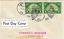 FDC   # 614  --  Lancaster cxl  --  Worden