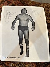 bob orton jr autograph 