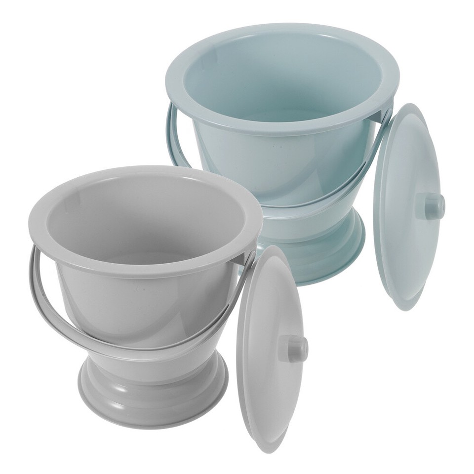 2 Pcs Spittoons Urinal Urine Pot Toilet Potty Bedpans Chamber Child