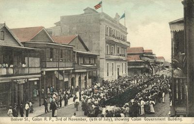 Colon Panama ~ Postcard 1920\u2019s Vintage ~ New Government Building