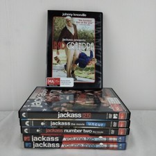 Jackass DVD Bundle ×6 Region 4 Bad Grandpa Steve O Johnny Knoxville Bam Movie
