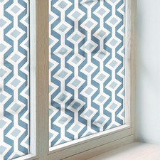 Frosted Privacy Window Glass Cover Film Home Sticker Geometric Pattern