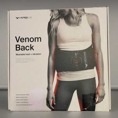 HYPERICE Venom Wearable Heat Vibration Back Device 20000 024-00 W/ CHARGER