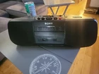 Sony CFS-B15 Boom Portable AM-FM Stereo Radio w/ Cassette Black Tested