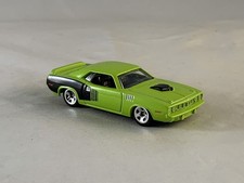 Hot Wheels 1971 HEMI Cuda Plymouth Barracuda 2012 New Models Lime Green 5SPs