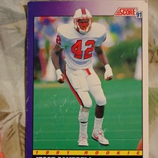 Score 1991 Jesse Campbell Rookie #600 NC State Wolfpack Football Card. rookie card picture