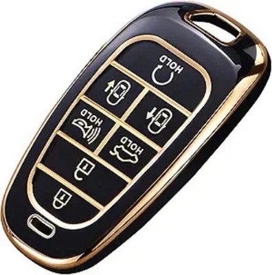 Premium TPU Key Fob Cover Case for 2024 2023 2022 Smart Ca Color: Size A-black