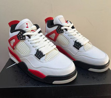 Air Jordan 4 Retro Red Cement Men s Size 8 8.5 9.5New With Box