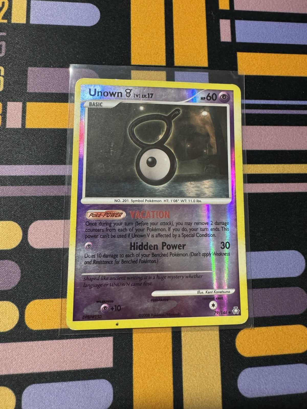 Unown V 79/146 Reverse Holo Legends Awakened Pokemon Card