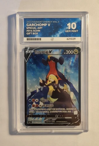 Pokémon TCG Radiant Energy 2024 SCHN Full Art: 016/004 Garchomp ACE 10