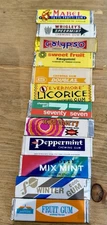 Vintage Chewing Gum Sticks Lot (12) Wrigley’s, Lotte, Dandy Lot 13