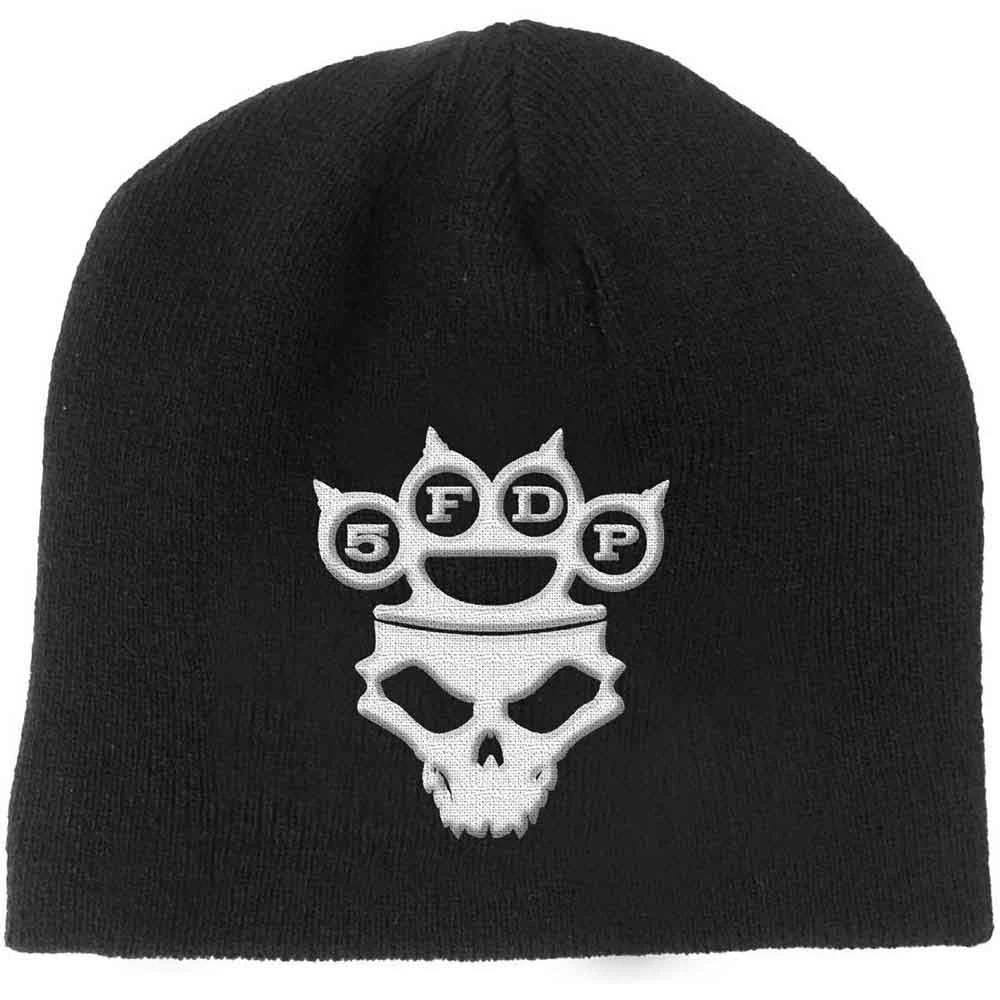 Five Finger Death Punch Knuckle-Duster Logo & Skull Official Beanie Hat