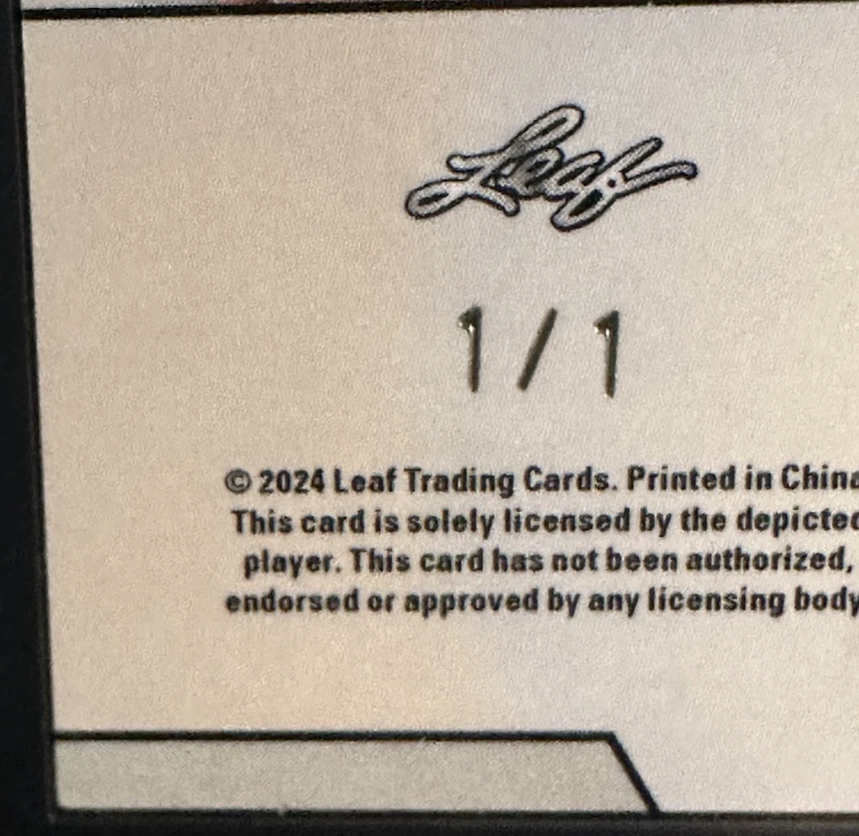 2024 Leaf Dual Auto Of Heavyweight Champs Mike Tyson & Reddick Bowe SSP 1/1 - Image 3 of 3