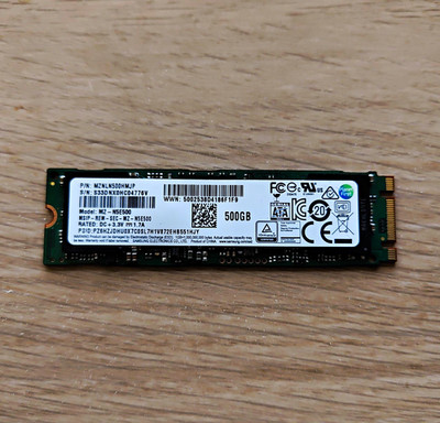 Samsung 850 EVO 500GB m.2 2280 SATA SSD