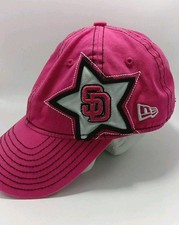 San Diego Padres Youth Star "New Era Fits" Pink Adjustable Hat/Cap