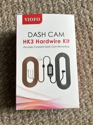 Viofo Dash Cam HK3 Hardwire Kit 12-24V Provides Constant Dash Cam Recording