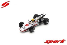 Spark S6227 1/43 Honda RA302 No.18 French GP 1968 Jo Schlesser Model Car