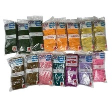 CM LATCH HOOK YARN Lot 15 Mixed Color Craft Rug Yarn Lot Crafting Supplies New