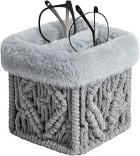 2 in 1 Glasses Holder, Double Plush Lined Eyeglass Holder Stand