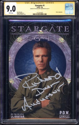 Stargate (1996 Entity) #  1 CGC Signature Series CGC 9.0 Signed by Richard Dean
