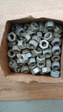 Galvanized nuts 5/8-11 Heavy Hex  Box of (50)