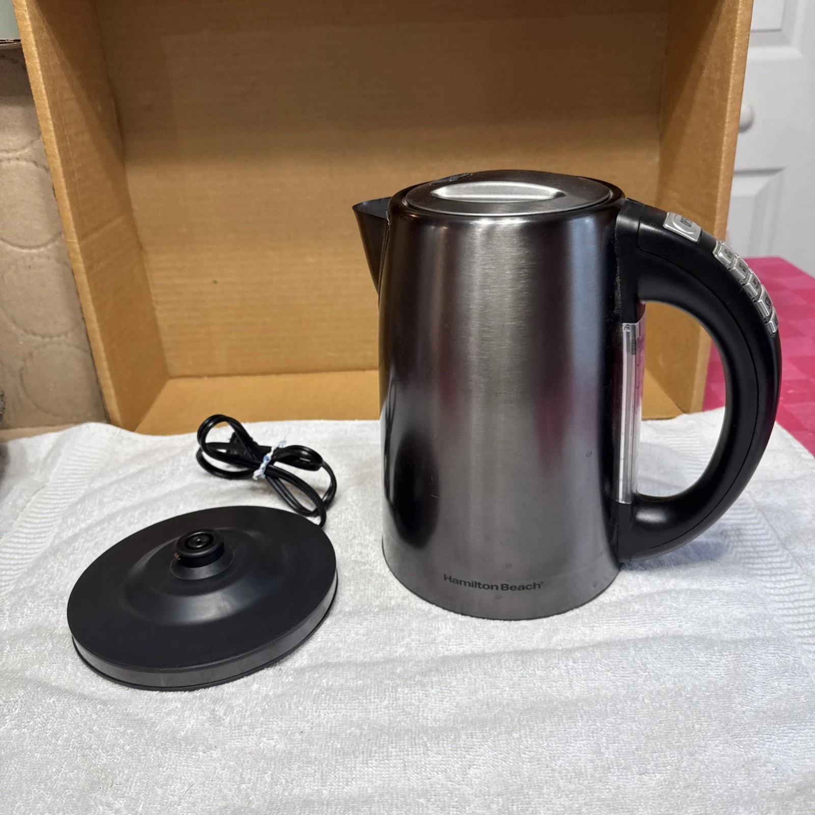 Hamilton Beach Stainless Steel Electric Water/Tea Kettle