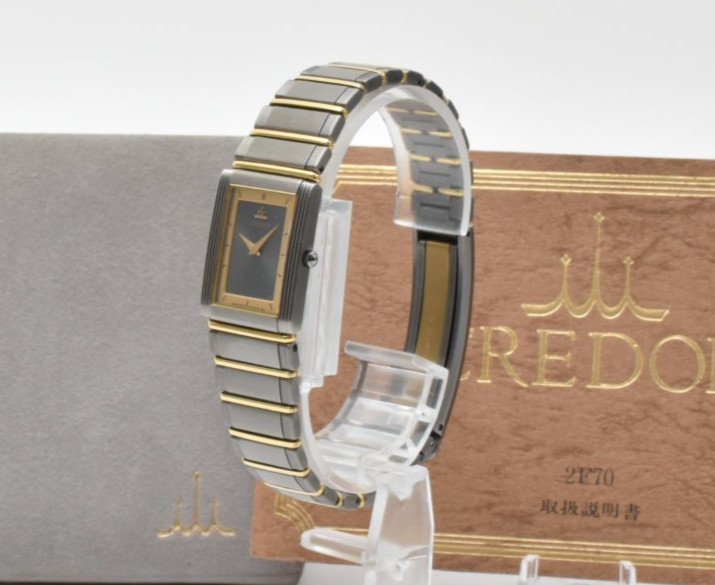 Seiko Credor 2F70-5140 18KT Titanium Quartz Ladies Watch Gray Dial Works #27 image 2