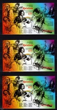 BULGARIA 2025 50 YEARS ANNIVERSARY RAINBOW  ROCK BAND MUSIC 3 BLOCKS S/s MNH