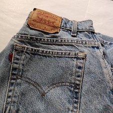 RARE Vintage Y2K Levis 551 Jean Womens 14 Relaxed Tapered Leg USA 2004 Blank Tag