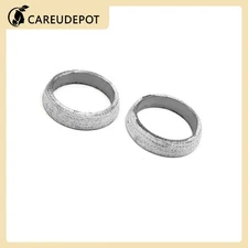 2 Pcs 65mm Inner Dia Exhaust Pipe Header Manifold Downpipe Donut Gasket