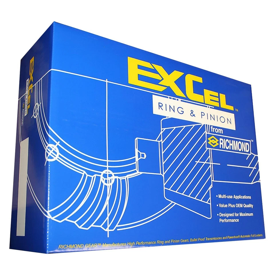 For Chevy Silverado 2500 HD 09 Richmond GM85410 Excel Ring & Pinion Gear Set - Imagem 2 de 2