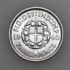 1940 George VI Brass Threepence — photo from another recent sale