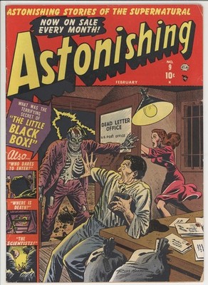 ASTONISHING  9  VG/FN/5.0  -  Killer Russ Heath Atlas cover!