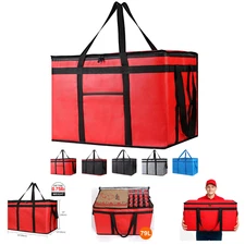 Insulated Food Delivery Bag 1-Pack 23x15x14 Insulation For Doordash Water