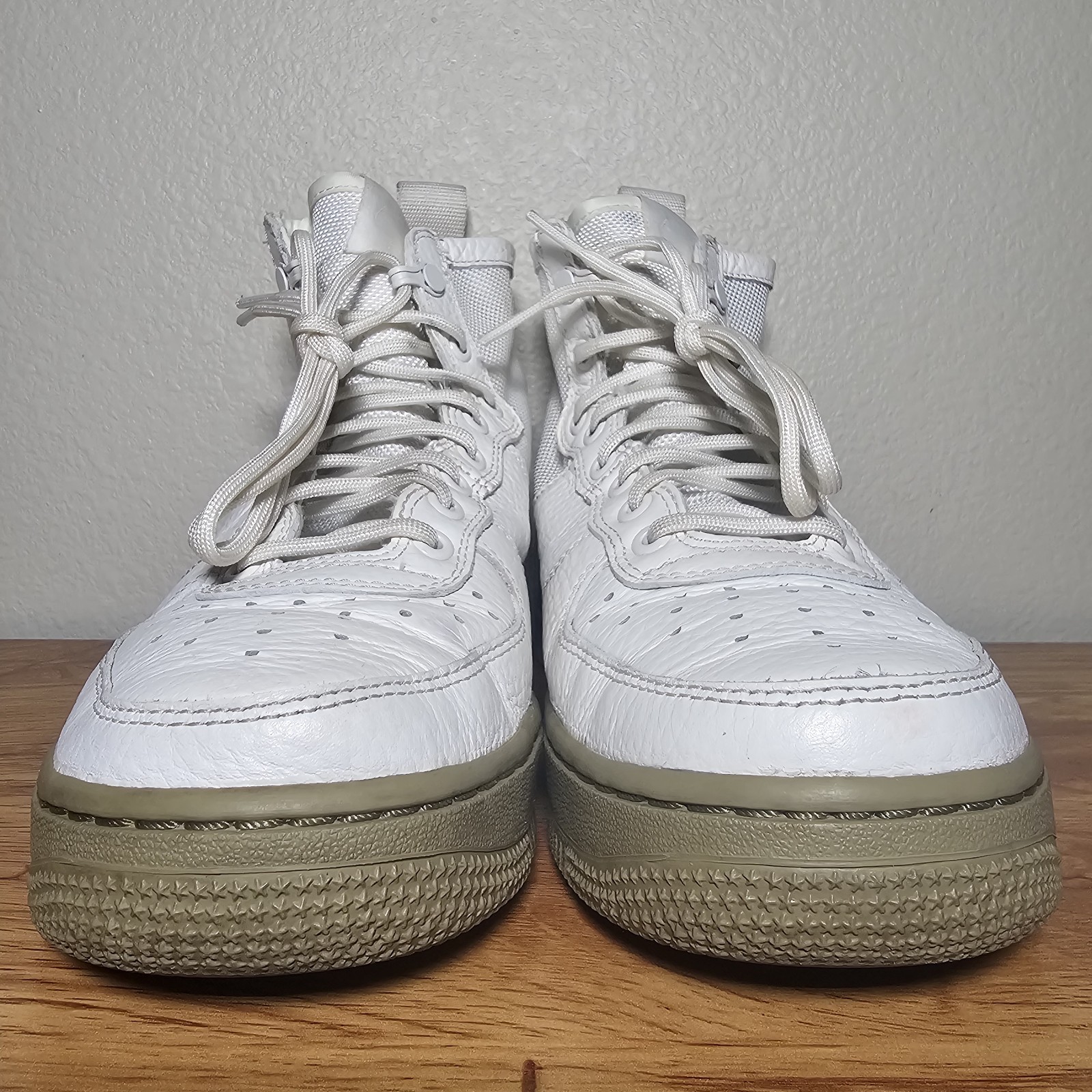 Nike Air Force 1 SF Mid Womens 7.5 Olive Ivory Urban Utility Footwear AA3966-100 thumbnail 4