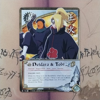 Naruto CCG, Deidara & Tobi N-736 Broken Promise Uncommon NM 1st Edition English