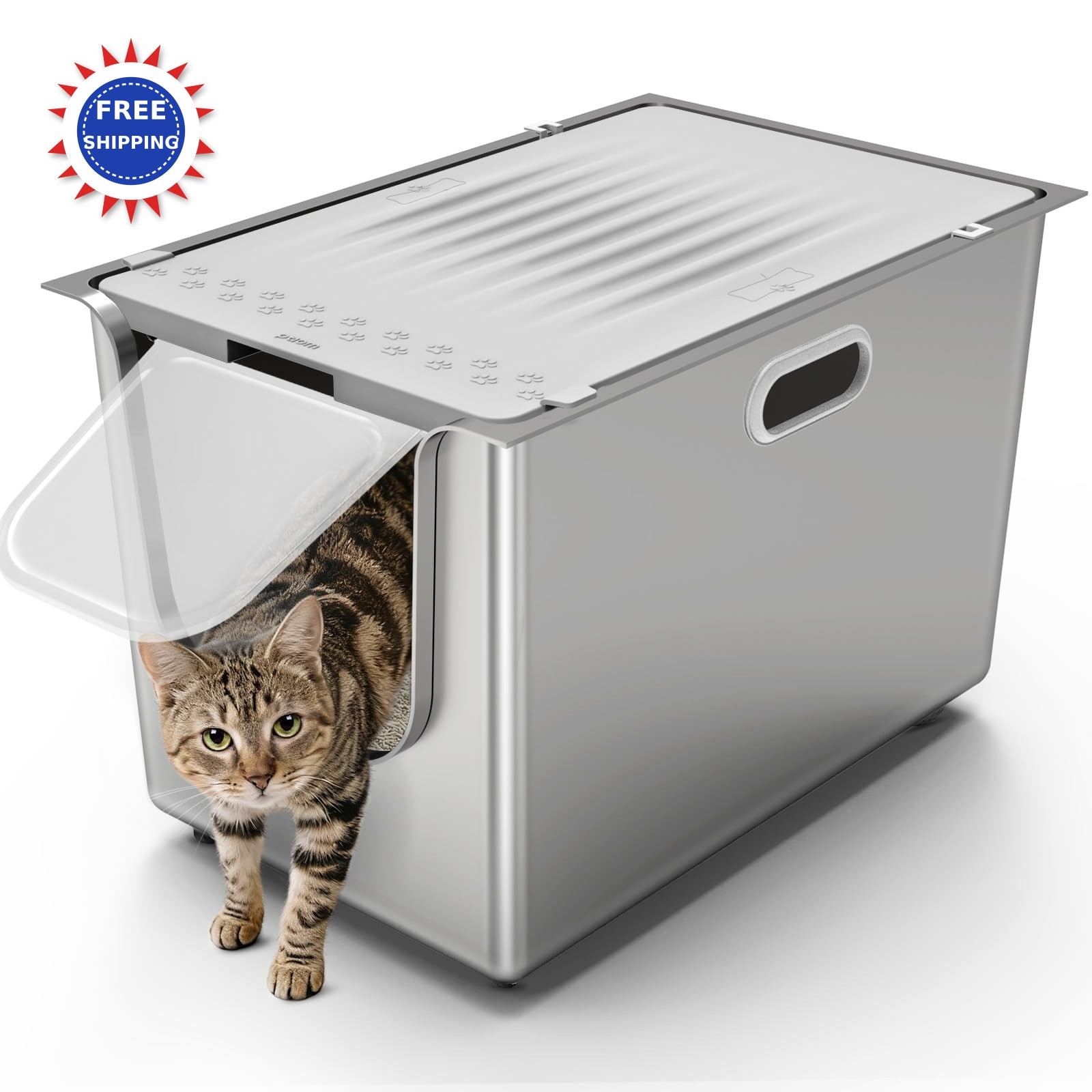 Xl 14.5 High Sides With Lid Door Anti Leakage Metal