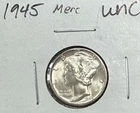 1945-P Mercury Dime Beautiful UNCIRCULATED condition!! Historic American Coin!!