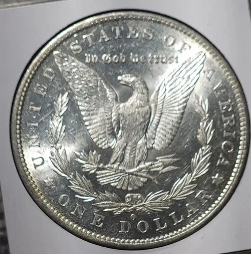 1879-o Morgan Silver Dollar Brilliant Uncirculated CAMEO WITH MIRRORS REVERSE